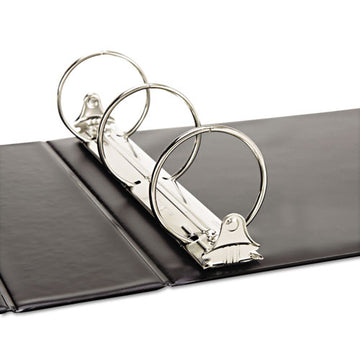 Universal® Ledger-size Round Ring Binder With Label Holder, 3 Rings, 3" Capacity, 11 X 17, Black freeshipping - TVN Wholesale